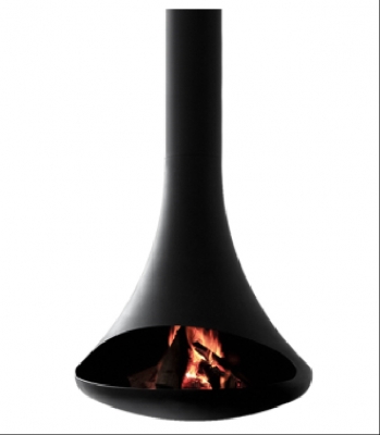 Blanche suspended fireplace ...